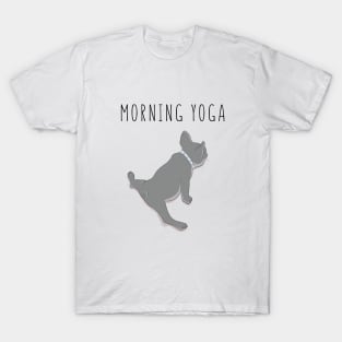 Morning yoga pug T-Shirt